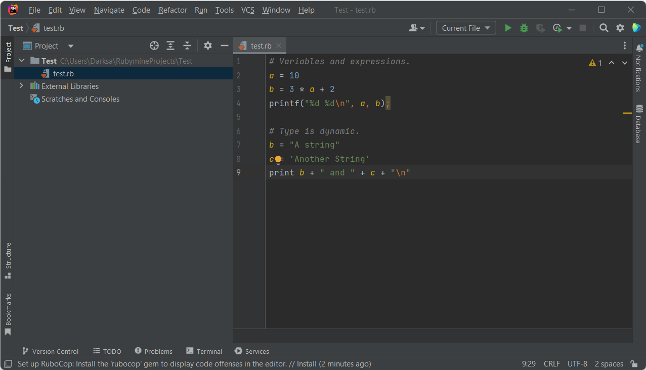 RubyMine на новый UI